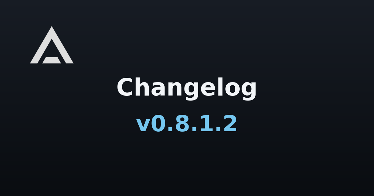Agent Zero v0.8.1.2 changelog banner
