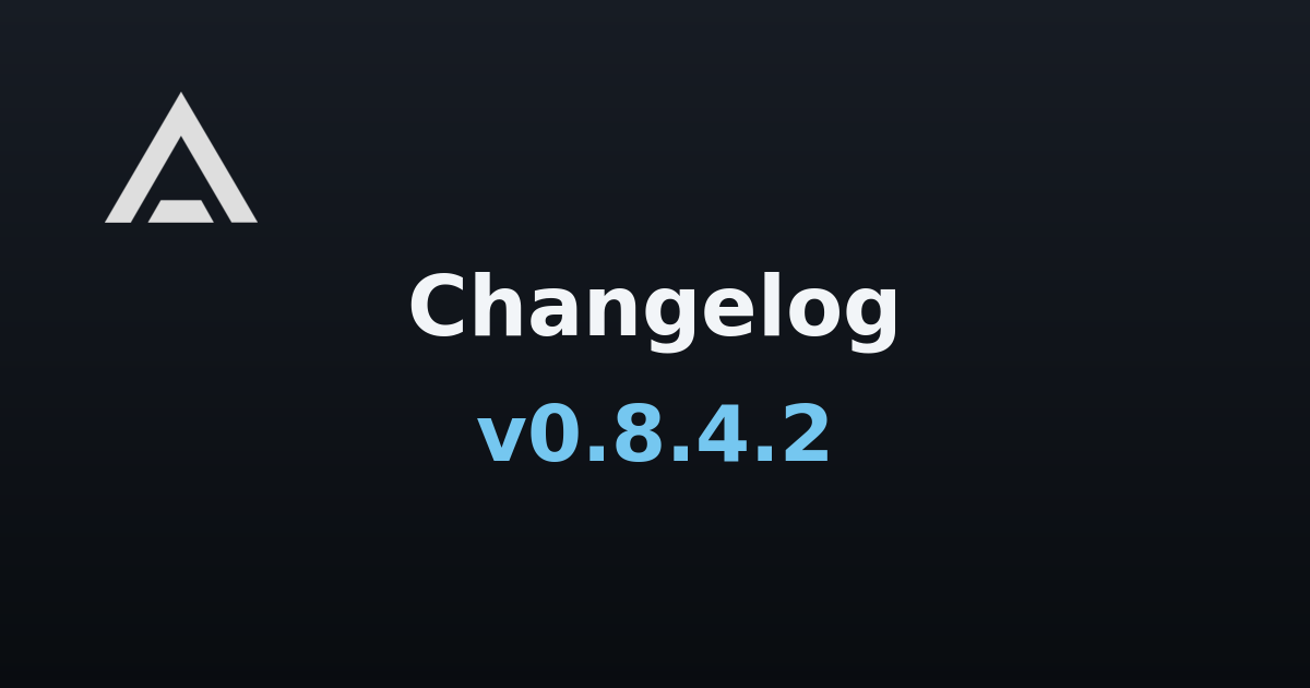 Agent Zero v0.8.4.2 changelog banner