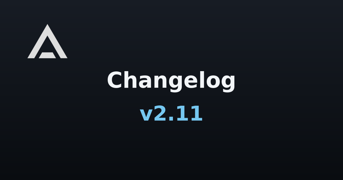 Agent Zero v2.11 changelog banner