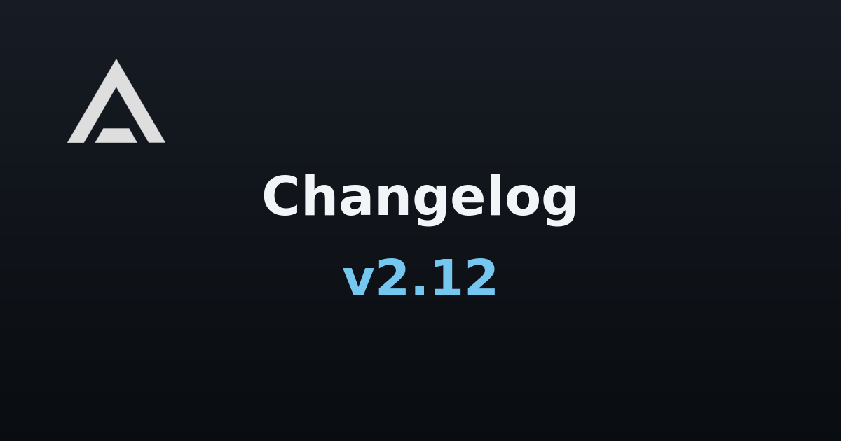 Agent Zero v2.12 changelog banner