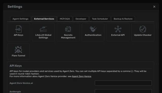 Agent Zero tools and integrations